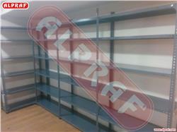 Steel store shelf systems